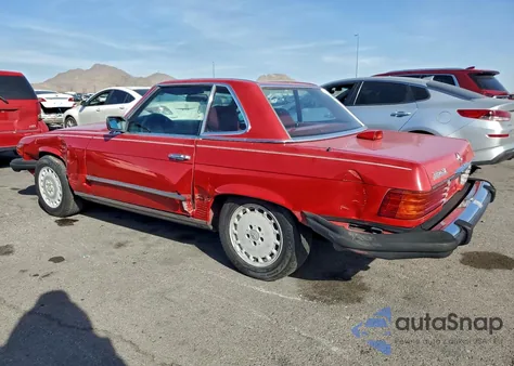 1985 Mercedes-Benz 380 Sl z USA, uszkodzony, nr VIN WDBBA45C6FA031173